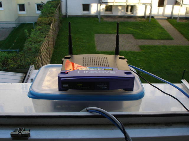 AP27 in Box, drahtlose Unterverteilung von Mathias